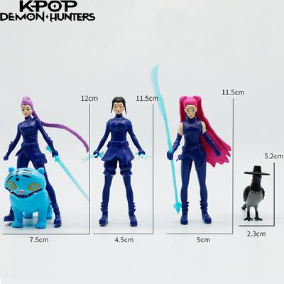 Kpop Dämonenjäger Figur K Pop Dämonenjäger Figuren Huntrix Figuren Spielzeug Derpys Tiger Rumi Mira Zoey Sussy Figur Ornament