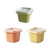 Ice Cube Mold Small Piece with Lids for Summer Household Ice Storage Stackable Ice Cube Maker Reusable for Chilled Drink