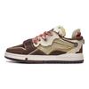 Li Ning We Wo Pro Versatile Casual Lightweight Comfortable Shock Absorbing Wear Resistant Low Top Skate Shoes Men Sneakers Brown Yellow AECT045-1