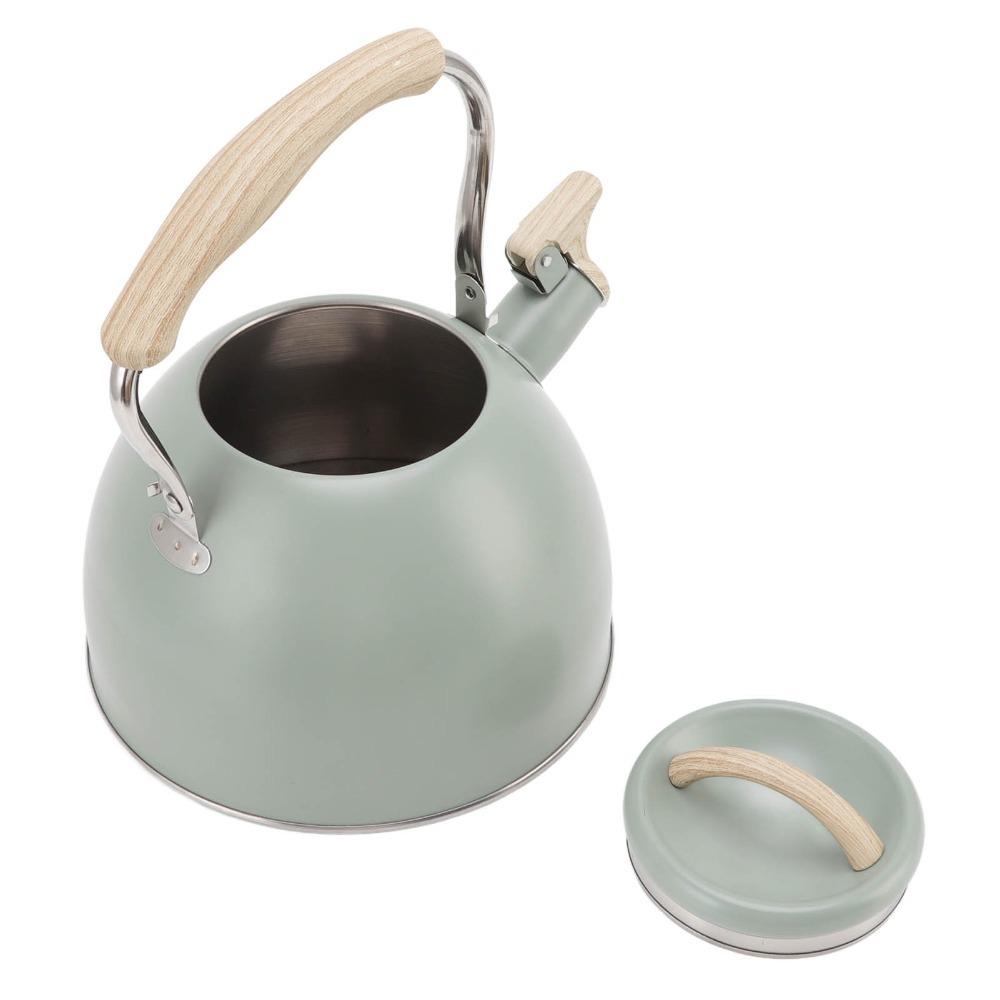 Stainless Steel Whistling Tea Kettle 3L Capacity Stainless Steel Teapot Whistling Teapot  Home Use