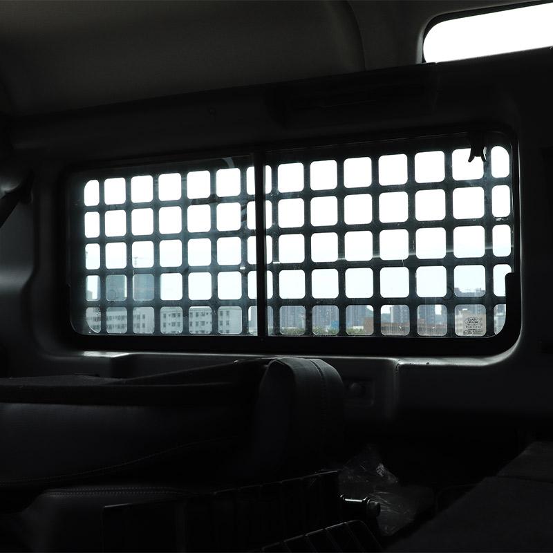 Aluminum alloy Rear Side Window Protective Hanging Bag Board Exterior For Land Rover Defender 110 130 2004-2019 Car Accessories