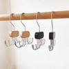 Rotatable Clothes Hook Wooden Scarf Storage Hook Multipurpose Belt Hooks  Household