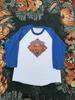 Vintage 80s Doctor Who TV Show Raglan Shirt White Men’s Size Large Unisex T-Shirt