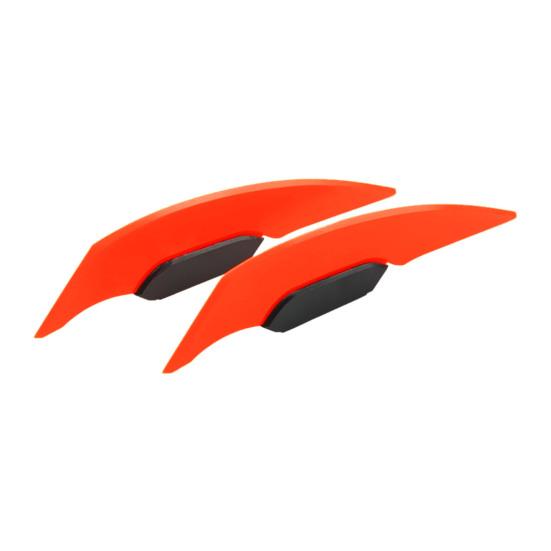 1 Pair Motorcycle Winglet Fixed Wing Spoiler for Motorbike Electric Bikes Easy Install Stylish Universal Stable Motorcycle Wing Attachment for ATVs