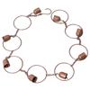 120CM Decorative Rain Chain, Bell Shaped Hanging Chime, Creates Soothing Water Sounds, for Gutter Drainage, Parks, Courtyard
