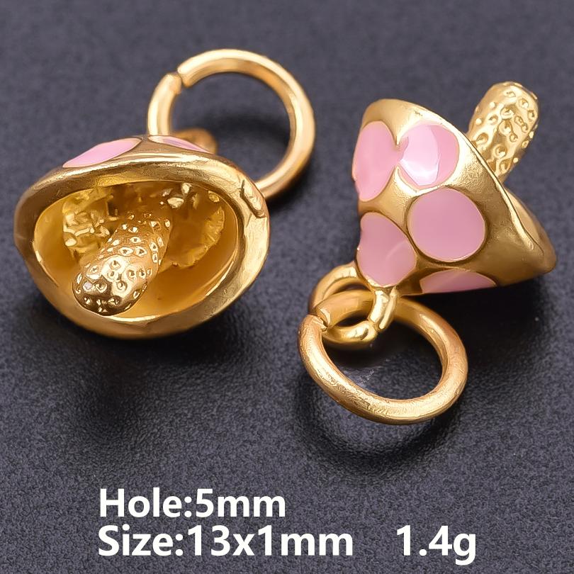 5pcs Fashion Strawberry Peach Watermelon Enamel Charm For Jewelry Making Supplies 3D Alloy Pendant DIY Accessories Findings Bulk