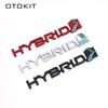 OTOKIT Car Sticker Hybrid Logo Emblem Badge Decal for Auris Prius RAV4 YarisTouring Honda Civic City Ford Ecosport Fusion
