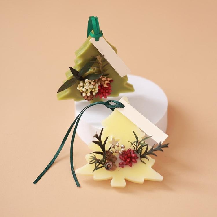 Ornament Mould Flexible Silicone Mold for Office Decoration Christmas Tree Aromatherapys Stone Embellishments Molds