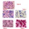 Artificial Flower Panel Decorative Romantic Valentines Day Gifts Rose Backdrop for Wedding Event Stage Valentines Day Wall Decor