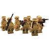 MOC SWAT Delta Jungle Camouflage Seals Accessories Minifigures Parts Assembly Building Block Bricks Toys for Children Gift