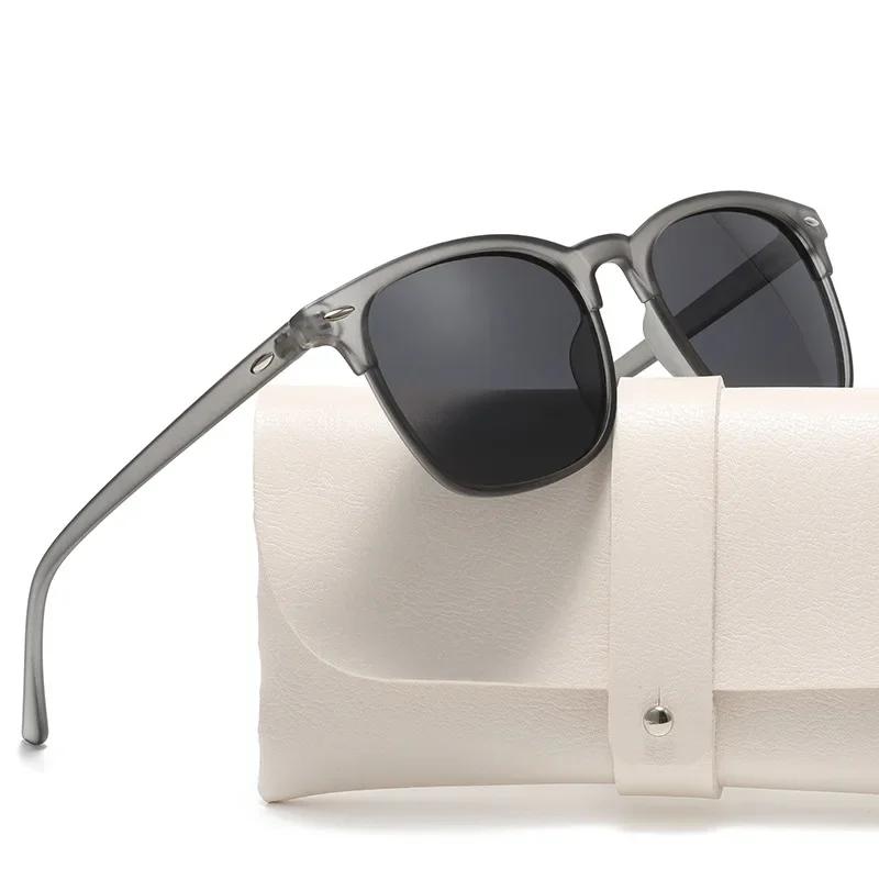 Polarized Coated Sunglasses Seaside Street Pos Retro and Fashionable Rice Studded Glasses Men Women Sports Driving Sun Glasse