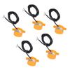 5PCS Circular Proximity Switch Distance Detection Sensor PNP Normally Open 10‑36VDC IP65 Protection
