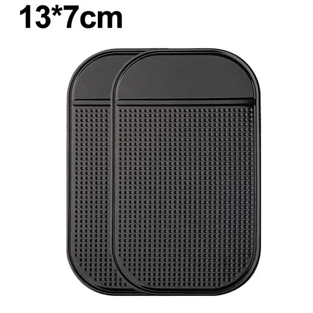 Car Non-Slip Mat Magic Anti-Slip Slide-Proof Pad Dashboard Sticky Dash Adhesive Cell Phone Mobile Holder Black Silicone