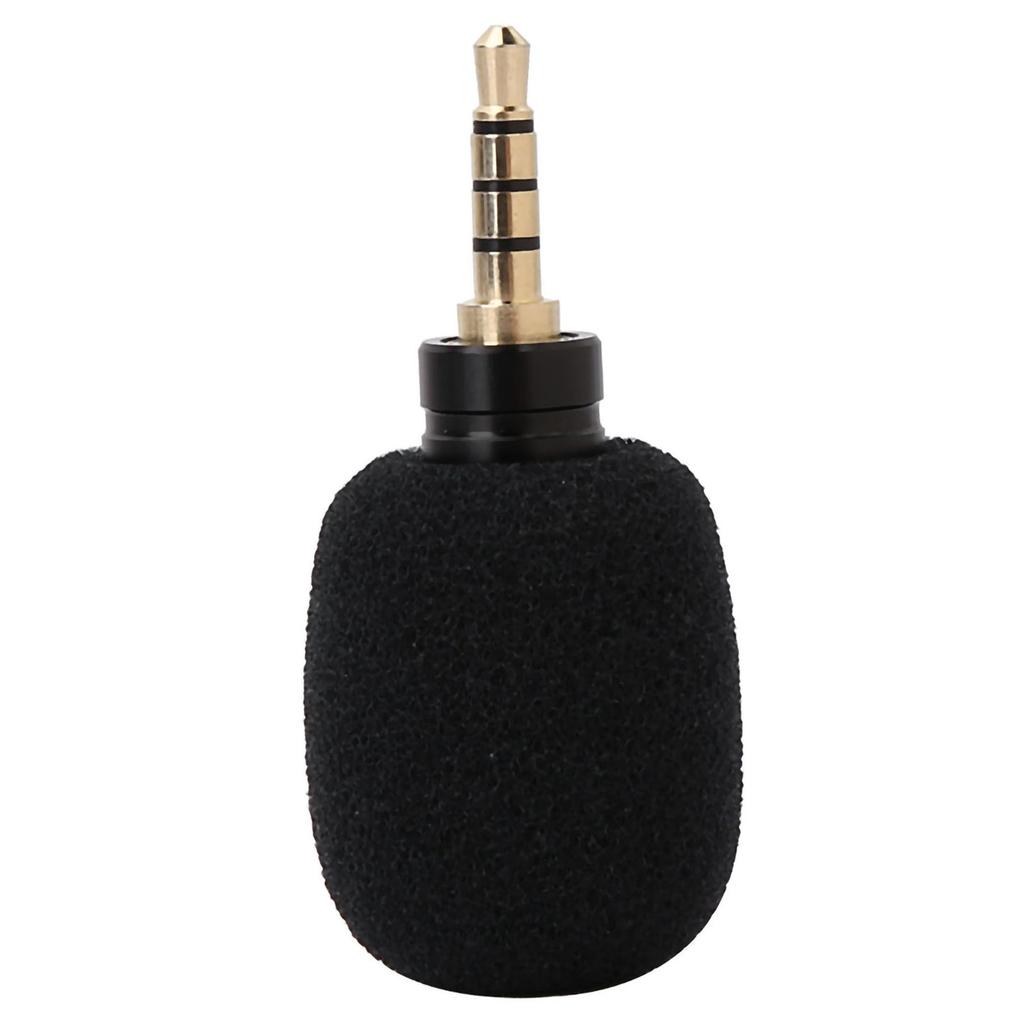 Minimikrofon bærbar 3,5 mm jackplugg for mobiltelefon (Fire polet)