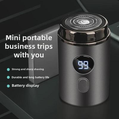 Rasoio elettrico portatile impermeabile ricaricabile da uomo con lunga autonomia