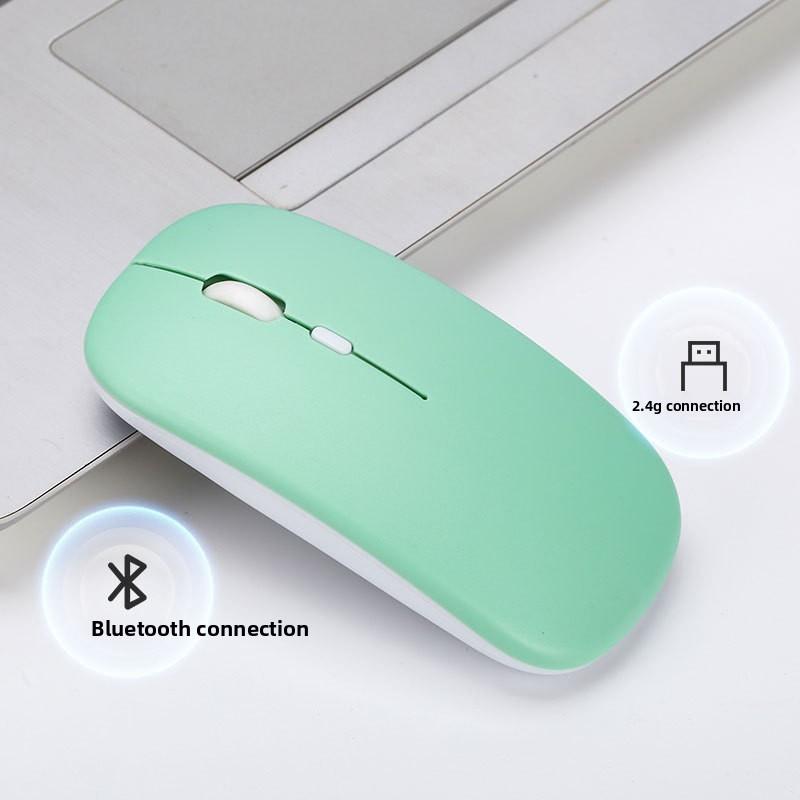 Wireless Dual-mode Mouse Laptop Universal Silent 2.4g Rechargeable Silent Bluetooth Dual-mode Wireless Mouse