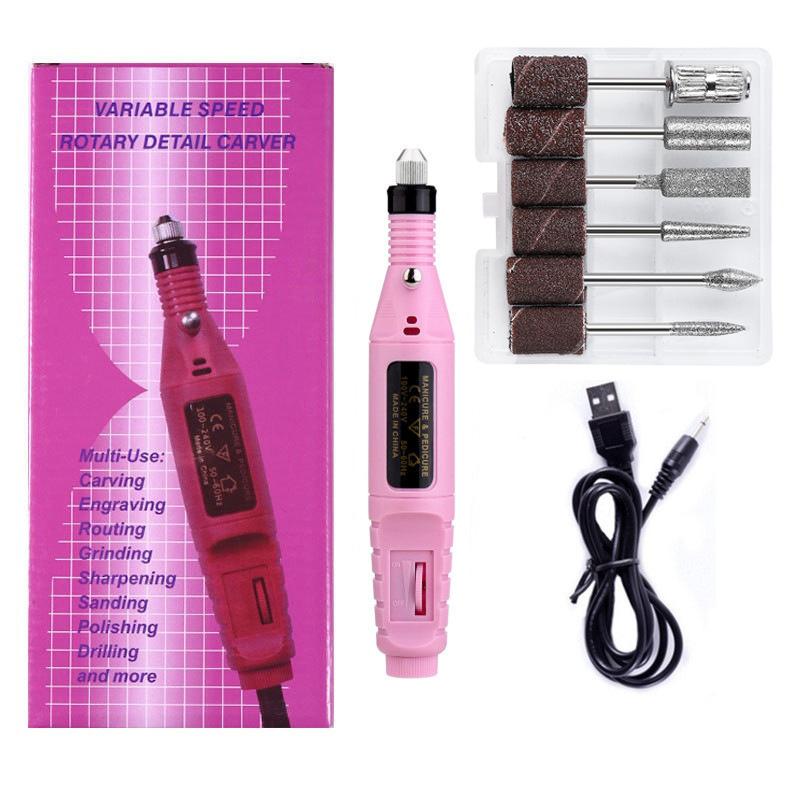 Professional Strong Function Nail Drill Machine Set Electric Nail Sander Gel Polish Remover Tool Driller Manicure Nail Accessory