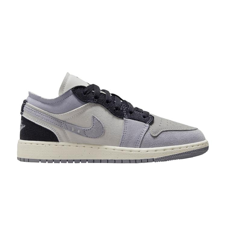 Air Jordan 1 Low SE Craft GS Inside Out - Cement Grey Kids Sneakers Tech-Grey Sail Black FD9088-002