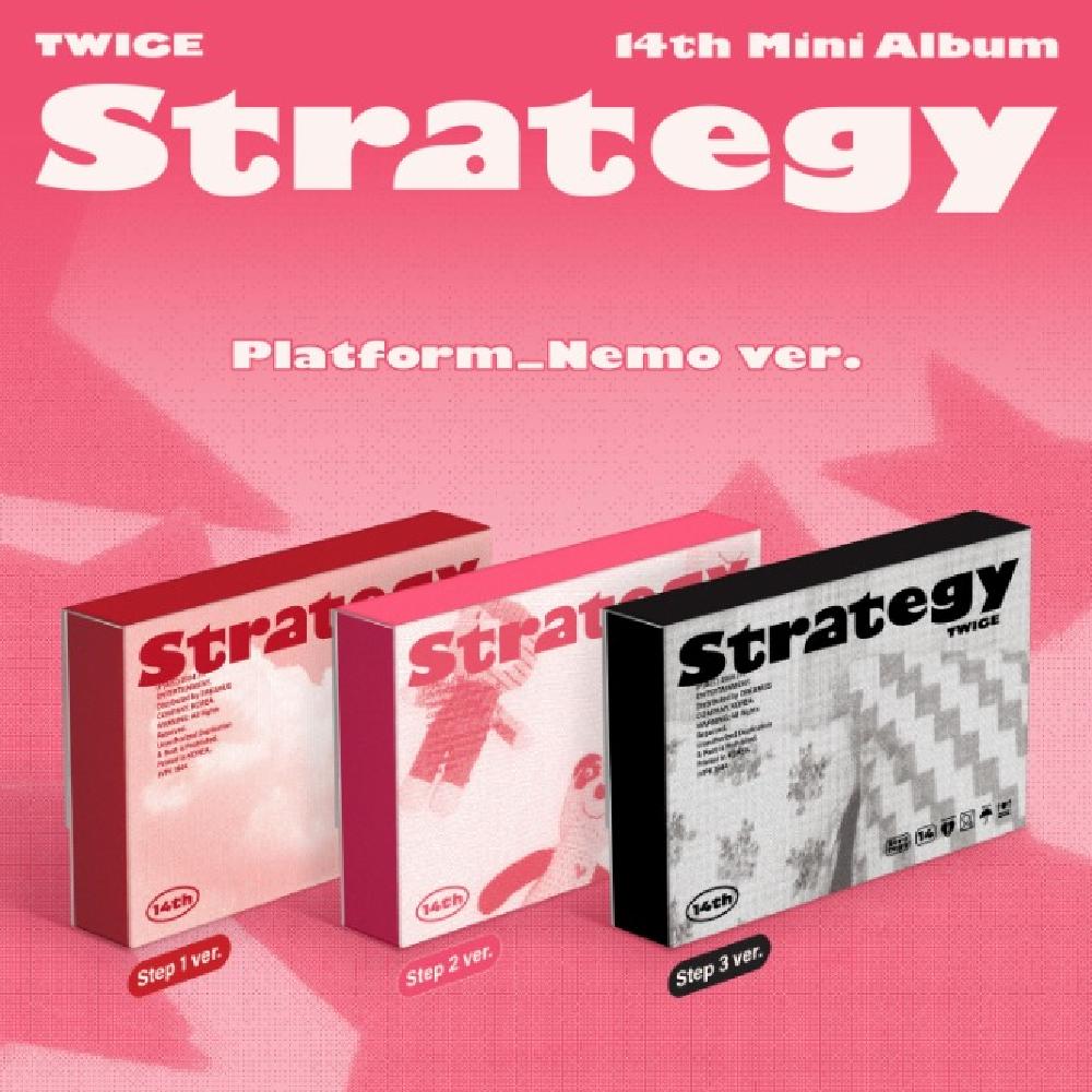 

Предварительный заказ 14-го мини-альбома TWICE STRATEGY Platform Nemo ver. Random version 1ea