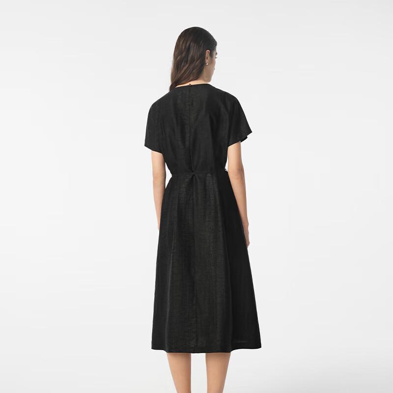 GOELIA Xiangyunsha New Chinese Style Qipao Dress with Frog Buttons