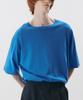 TRIP LE SENS Pop Color Silket Cotton T-Shirt_Florida Blue