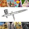 KKmoon Professional Multi Purpose Side Feed Dual Action Airbrush Kit Set Adjustable Air Control 0.25mm 7cc & 22cc