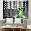 Blocky pixel game Tapestry for Bedroom Aesthetic Classroom Tapestries Wall Hanging for Living Room Dorm Office,Ideal Creative Gift