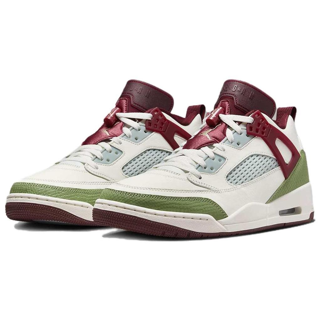 Pánské tenisky Air Jordan Spizike Low Rok draka Bílá Sail Olejově zelená FJ6372-100