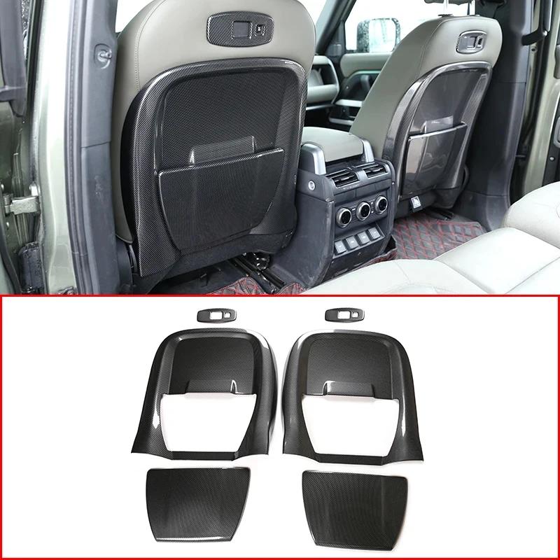 For Land Rover Defender 90 110 2020-2024Car Seat Back Protector Cover Anti-kick Anti-dirty Panel Decoration Stickers Accessories