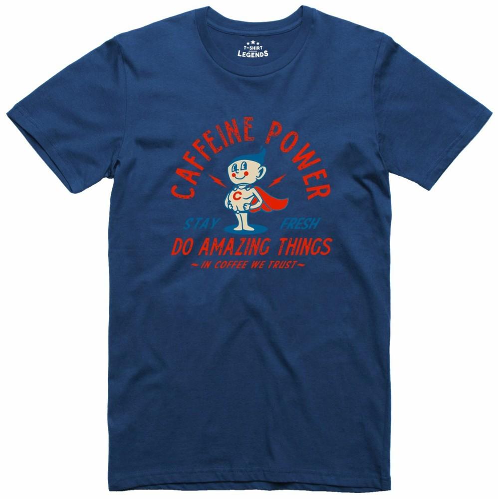 

Caffeine Powered Coffee Cup Head Computer Geek Gamer 100% Cotton T Shirt 3XL