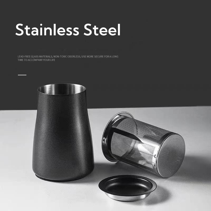 Reusable 3 In 1 Coffee Powder Filter Cup Sieve Cocoa Flour Dustproof  Grinder Barista Tools Black, Silver