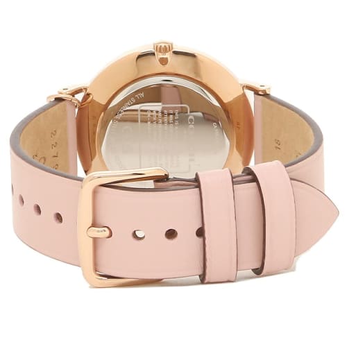 Coach Women's Perry 36mm Quartz Watch, White and Pink, Leather, COACH 14503884