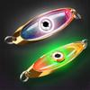 LED Fish Eye Lamp Waterproof 3 Lighting Colors Luring Light Submersible Deep Drop Eye Shape Fish Attraction Gathering Lamp