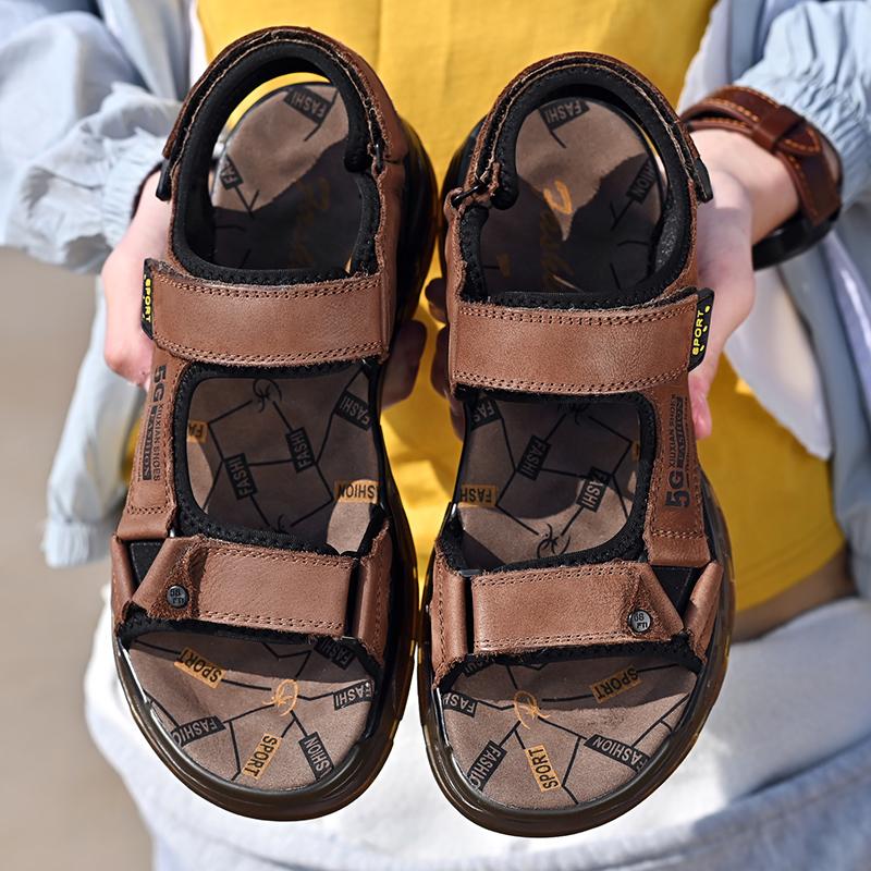 Summer Outdoor Sandals Men Beach  Casual ShoesBreathable Comfortable Sandals Hiking Shoes Men