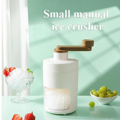 Mini Easy Ice Shaver Creative Shredding Shaved Crushing Machine Household Hand-Cranking Practical Portable Ice Cream Tools