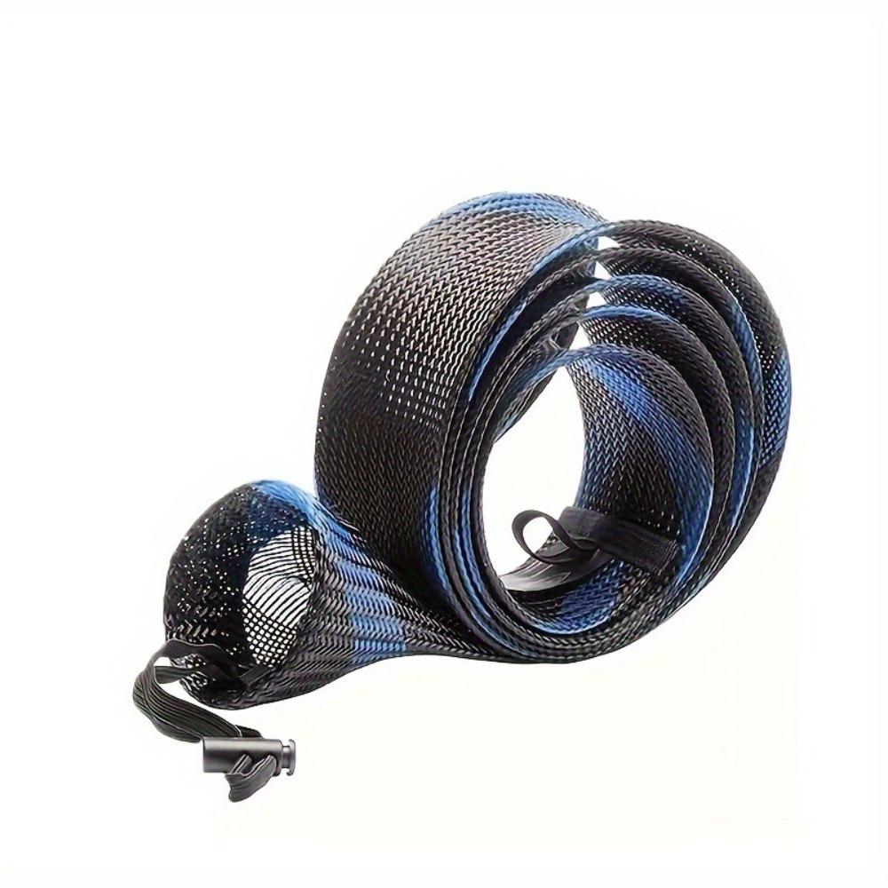 Expanable Braided Mesh Fishing Rod Cover Pole Sleeve Protector Bag Fishing Rod Sleeve 30mm 170cm Jacket Wrap