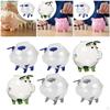 Piggy Creative Holder Clear Saving Pot Cute Animal Pig Money Bank Jar for Tabletop Home