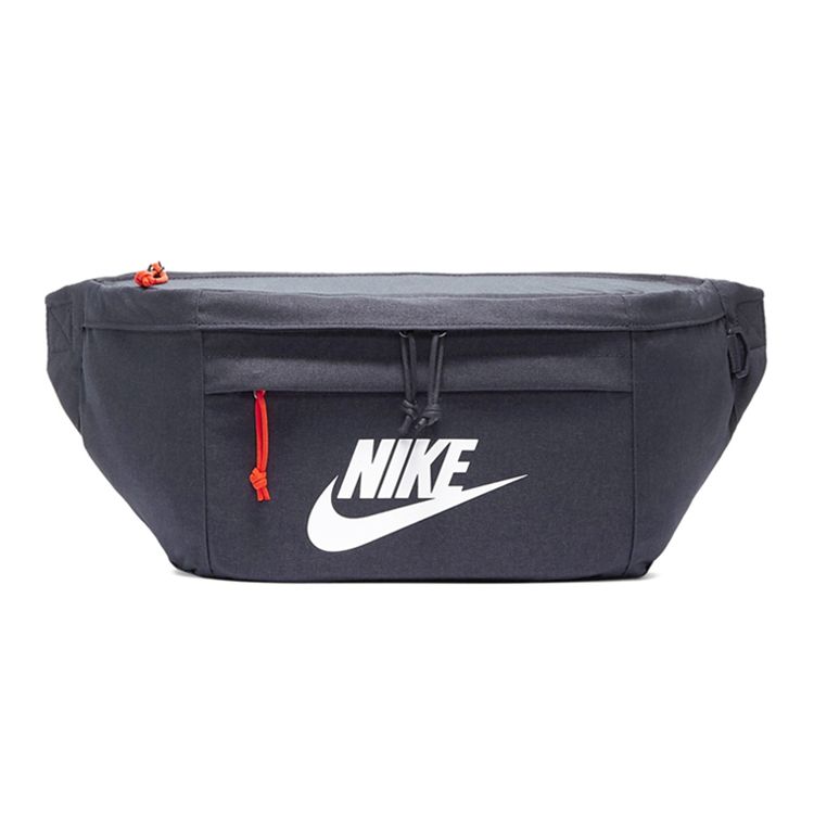 Nike Classic Casual Sports Trend Polyester Crossbody Waist Bag Unisex bags Black Blue BA5751-015 Black Blue
