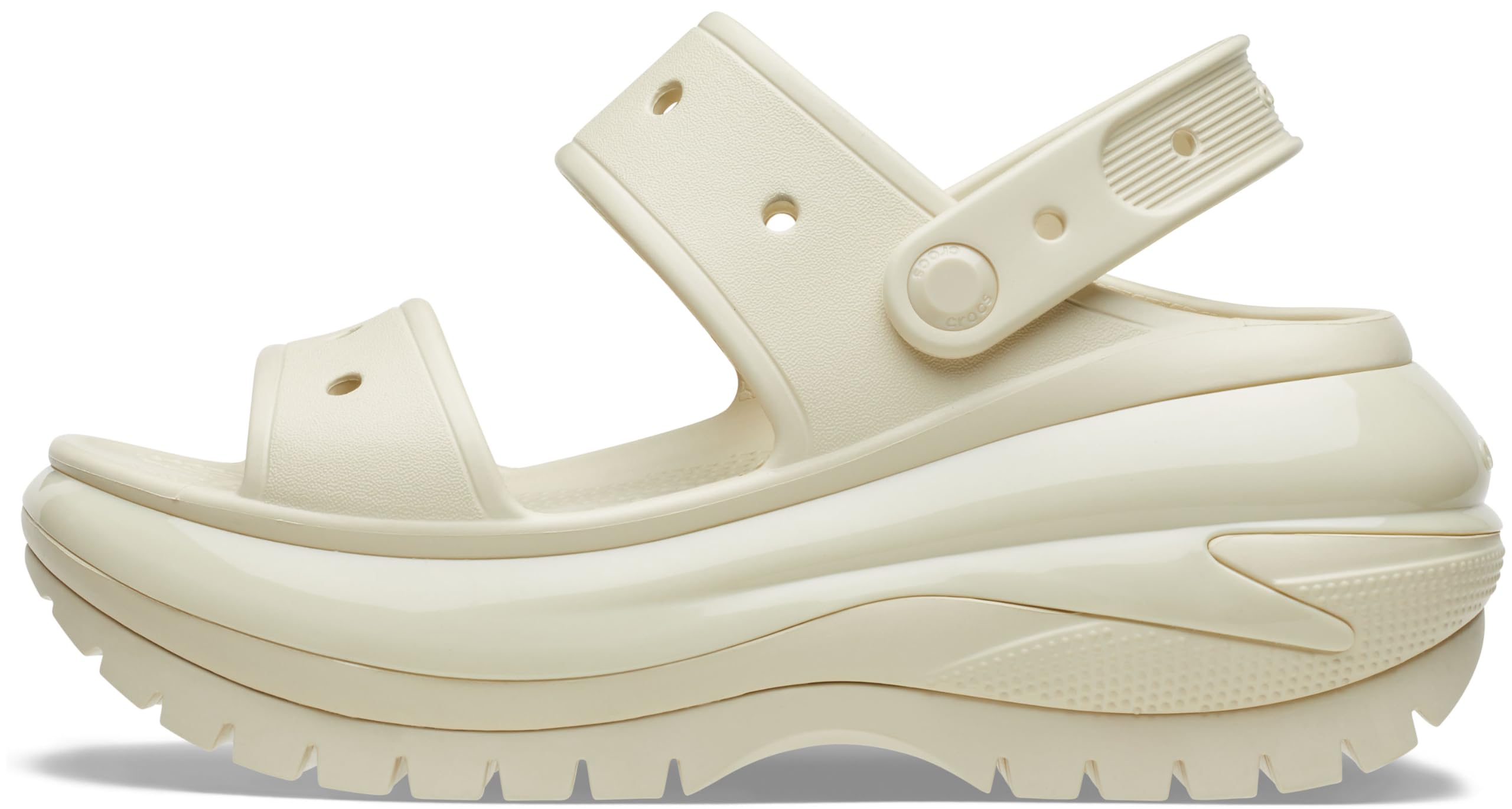 Сандалии Crocs Mega Crush, Цвет Кость, 24см