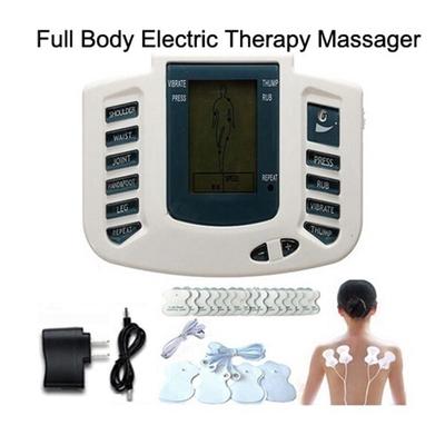 16pcs Pads Electrical Muscle Stimulator Massager Tens Acupuncture Therapy  Machine Slimming Body Massager