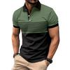Polo d'été pour homme à manches courtes et col boutonné, édition régulière pour homme, haut d'affaires