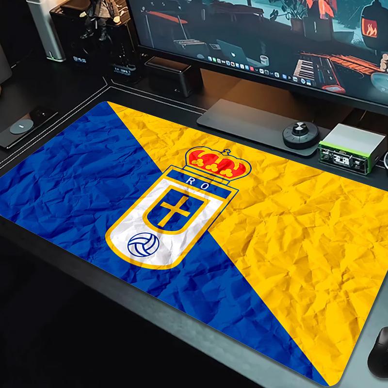 Real Oviedo Color Mouse Pad Large Gaming Table Cushion Non-slip Laptop Tablet Big Mousepad XXL Mat Mini PC Playmat With Lock edge