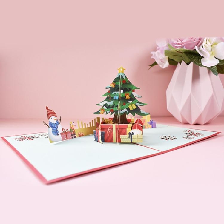 Pop-Up Cards Christmas Party Decorations New Year Greeting Card Party Invitation