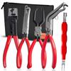 6pcs Electrical Disconnect Pliers for Cars, Automotive Electrical Plug Connector Disconnect Tool and Connector Separator
