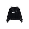 Nike Women'ss Sportswear Essential Faux Fur Jacket Asia Sizing Black DD5117-010