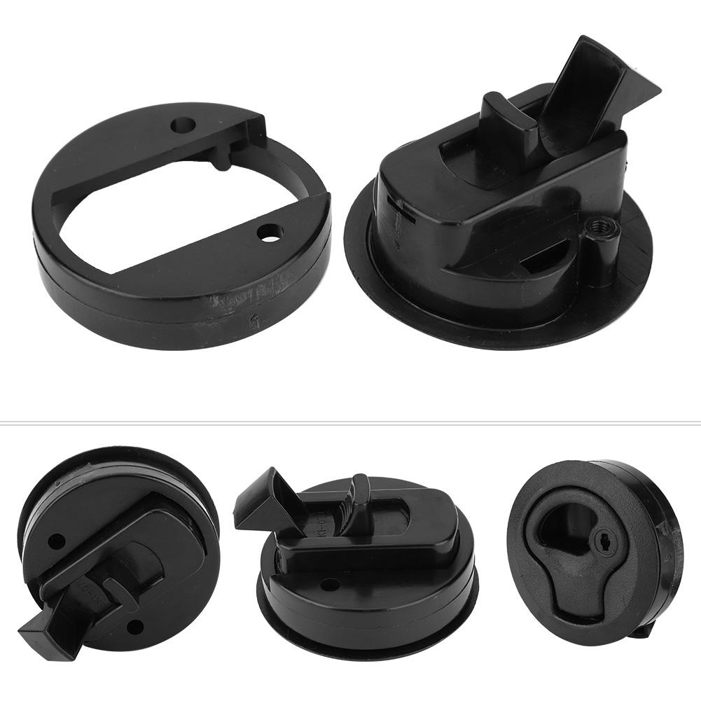 Marine Boat Round Deck Hatch Lock with Key Plastic for Yacht Parts Accessories