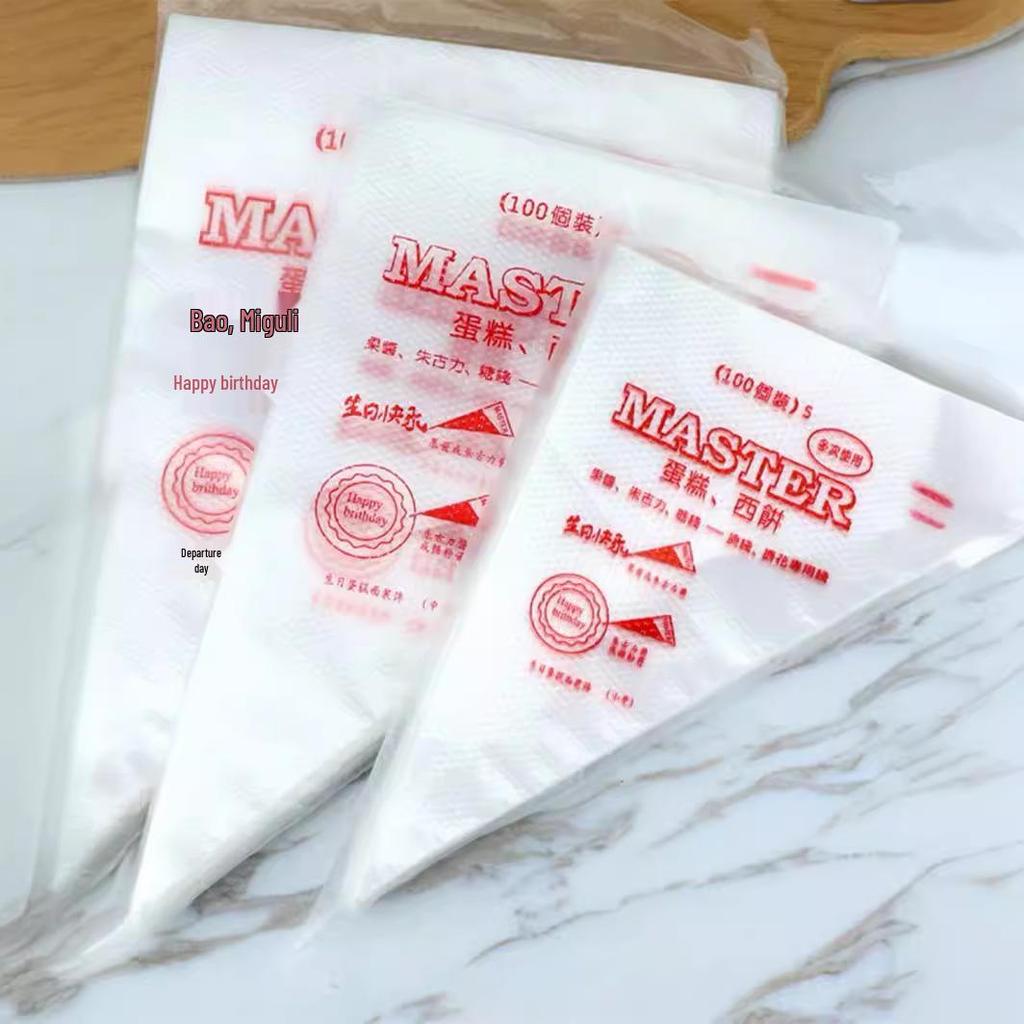 Thickened Reusable Disposable Piping Bags & Cake Decorating Nozzles Set - 100 Pieces (Large, Medium, Small)