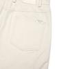 FALLETT Peach Cotton Curved Pants Ivory