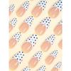 24pcs Medium Almond Shape False Nails Elegant Vintage White French-Style Press-On Nails Black White Contrasting Polka Dot Pattern Artificial Nails