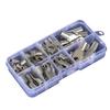 60-Piece Silver Copper Wire Crimp Terminal Set - SC Series